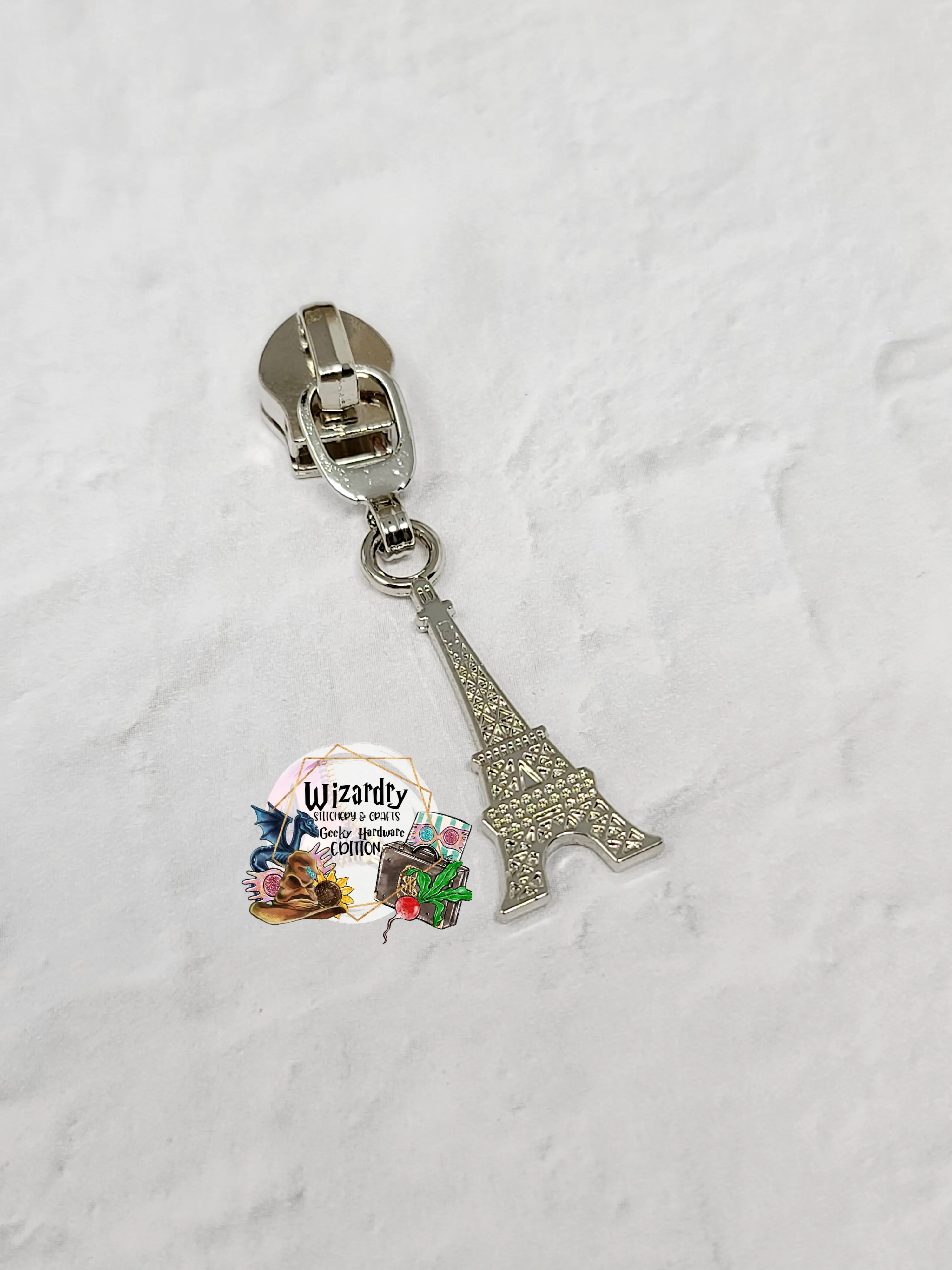 Eiffel Tower #5 Nylon Zipper Pulls