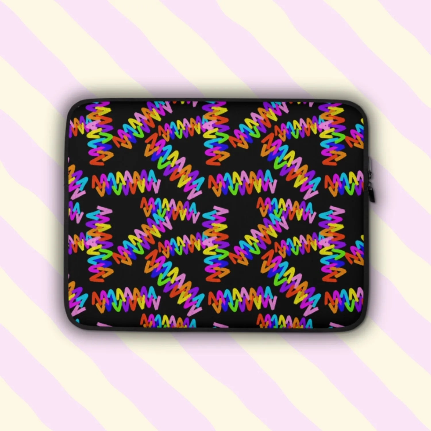 Electric Zigzag Laptop Sleeve