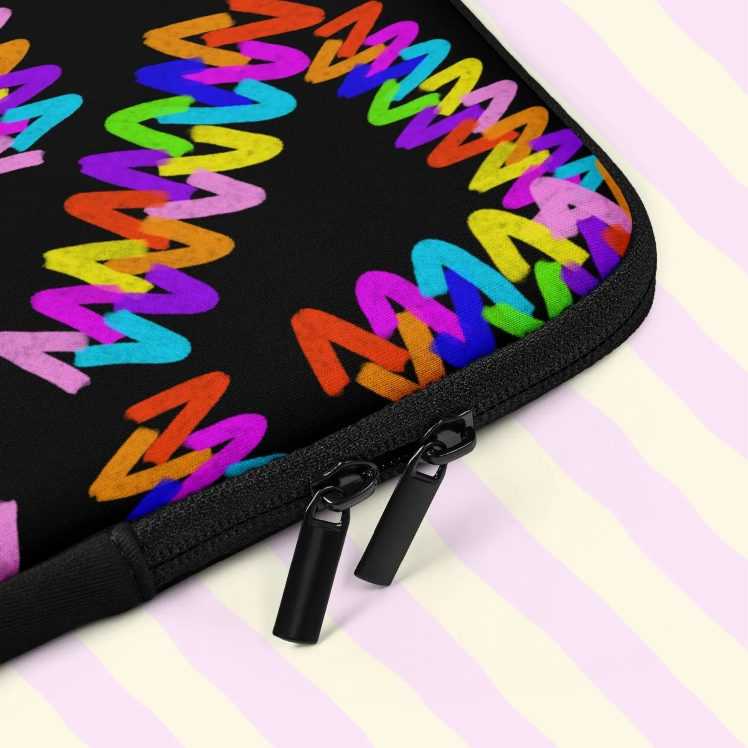 Electric Zigzag Laptop Sleeve