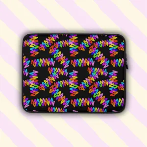 Electric Zigzag Laptop Sleeve
