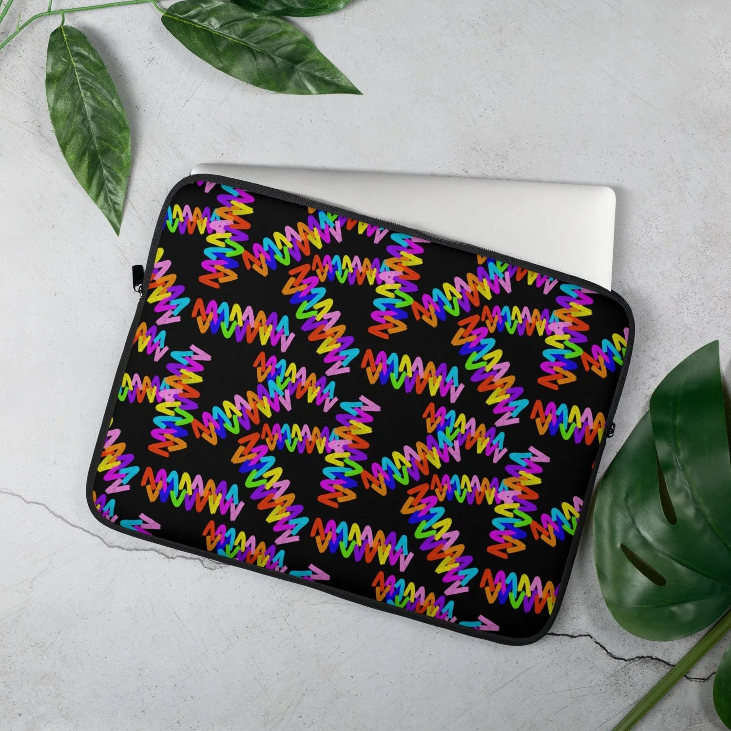 Electric Zigzag Laptop Sleeve