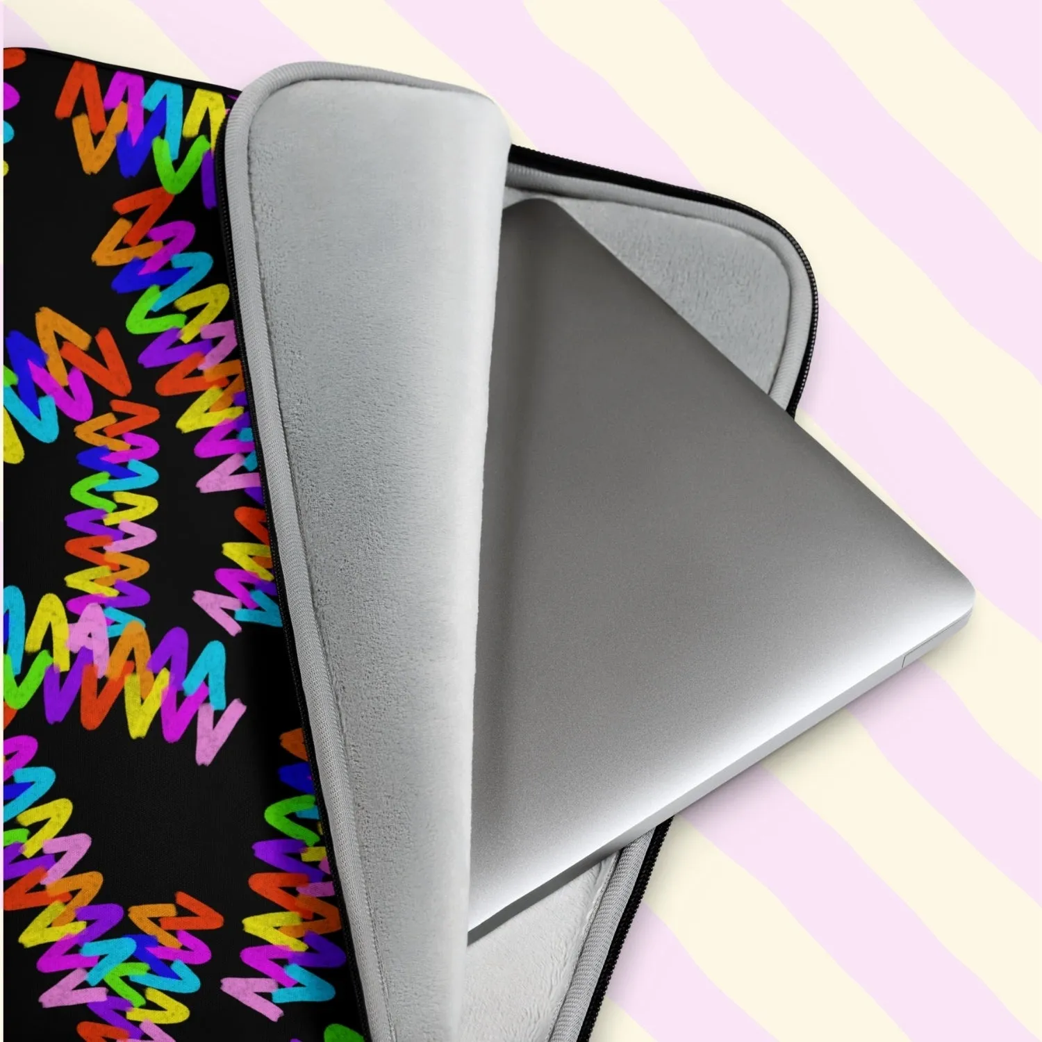 Electric Zigzag Laptop Sleeve