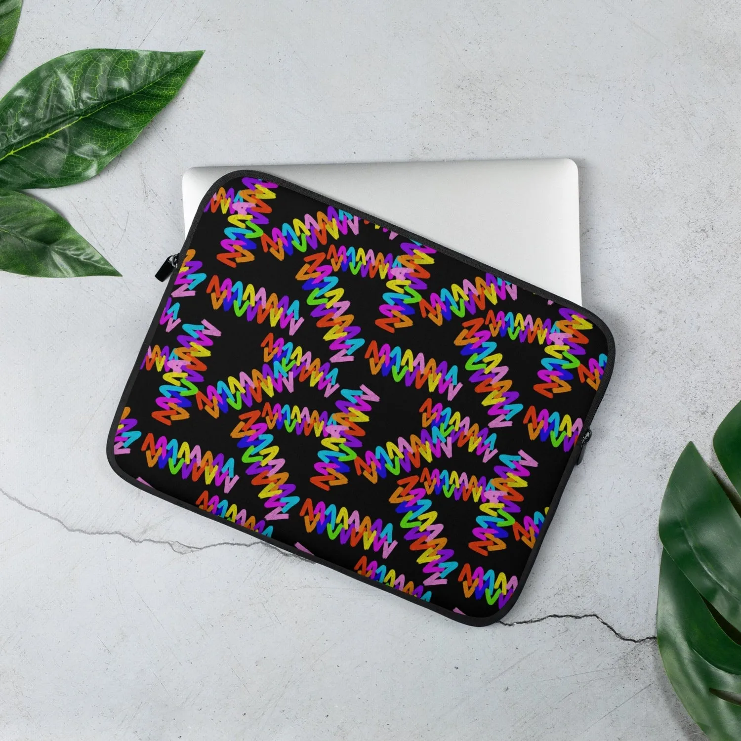 Electric Zigzag Laptop Sleeve