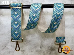 Embroidered Purse Strap Crossbody Strap for Purses Boho Bags Strap Embroidery Replacement Strap Boho Guitar Strap Handbag Strap gift for mom