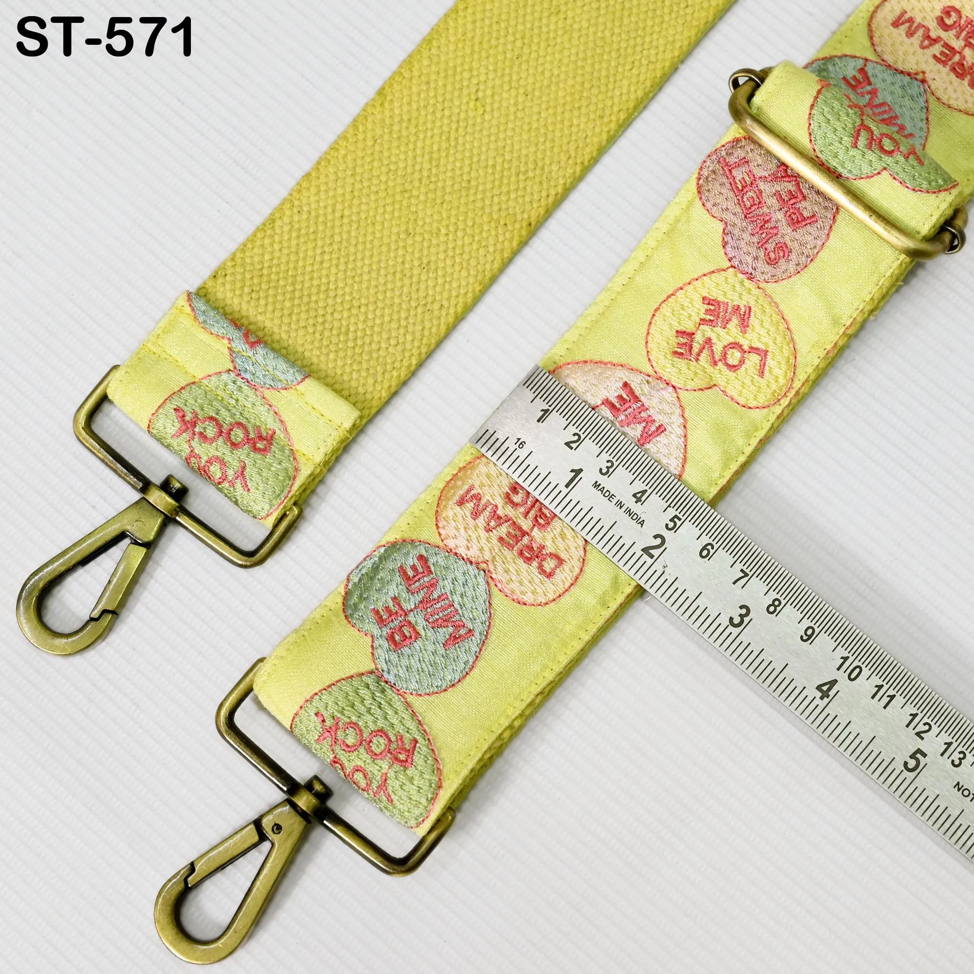 Embroidered Purse Strap Crossbody Strap for Purses Handbag Boho Bag Strap Floral Embroidery Replacement Strap Boho Guitar Strap Gift for her