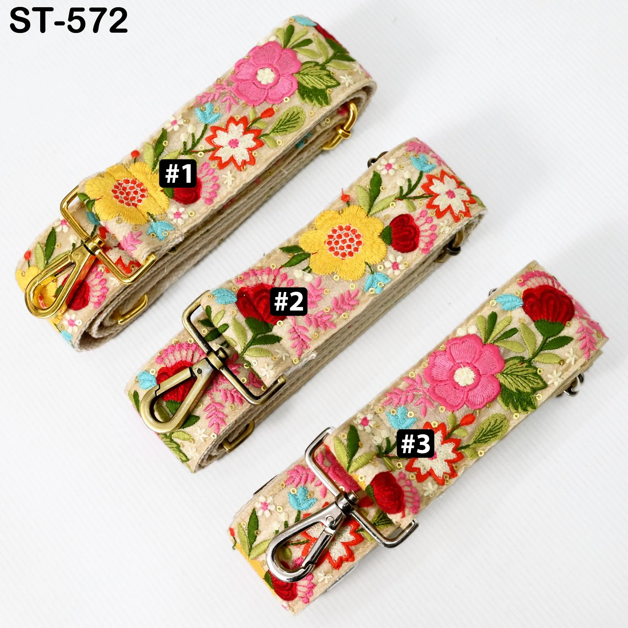 Embroidered Purse Strap Crossbody Strap for Purses Handbag Boho Bag Strap Floral Embroidery Replacement Strap Boho Guitar Strap Gift for her