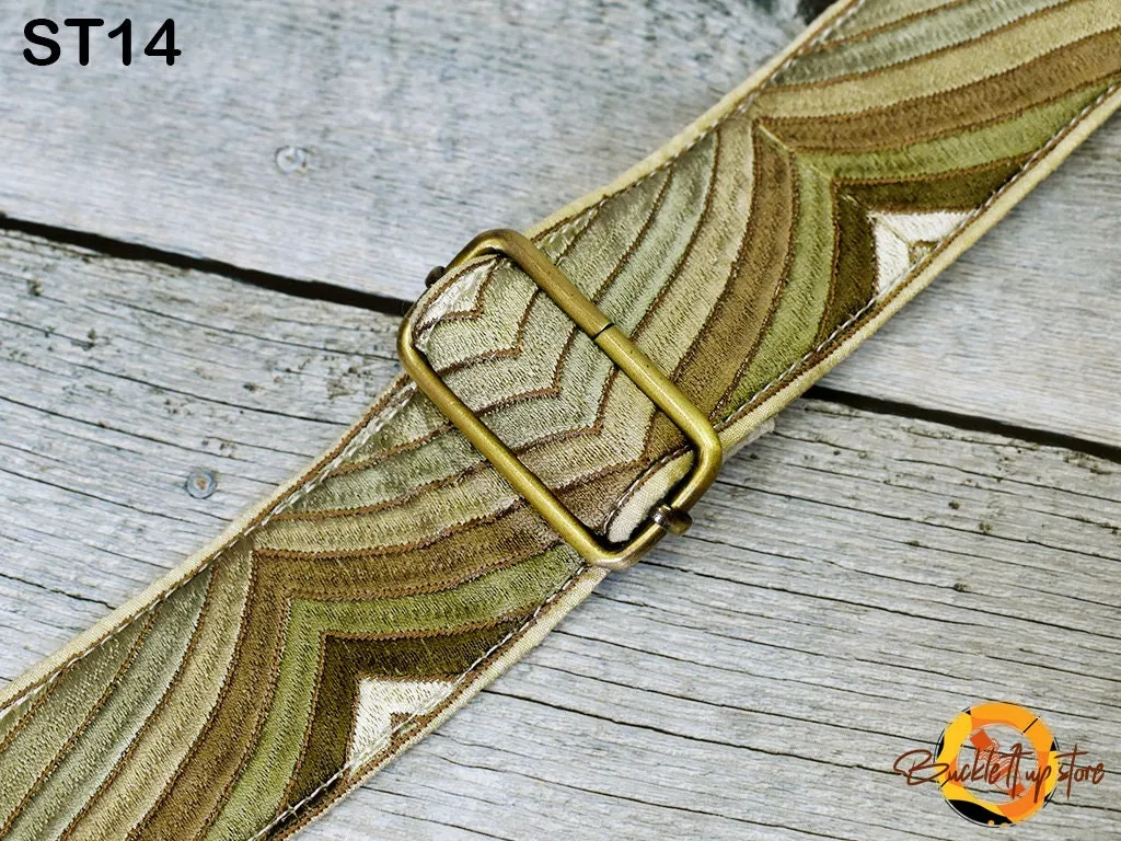 Embroidery Replacement Strap Purse Strap Crossbody Strap for Purses Embroidered Boho Bags Strap Boho Guitar Strap Handbag Strap gift for her
