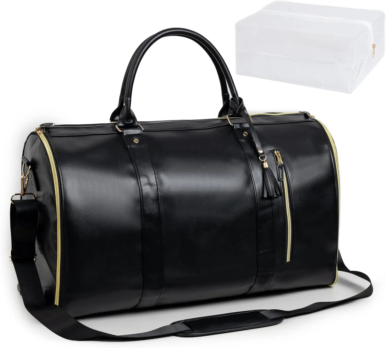 Emmafy Garment Bag, Emmafy Travel Bags for Women, Emmafy Travelsmart Garment Bag (Pure Black)