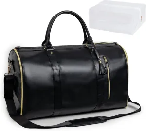 Emmafy Garment Bag, Emmafy Travel Bags for Women, Emmafy Travelsmart Garment Bag (Pure Black)
