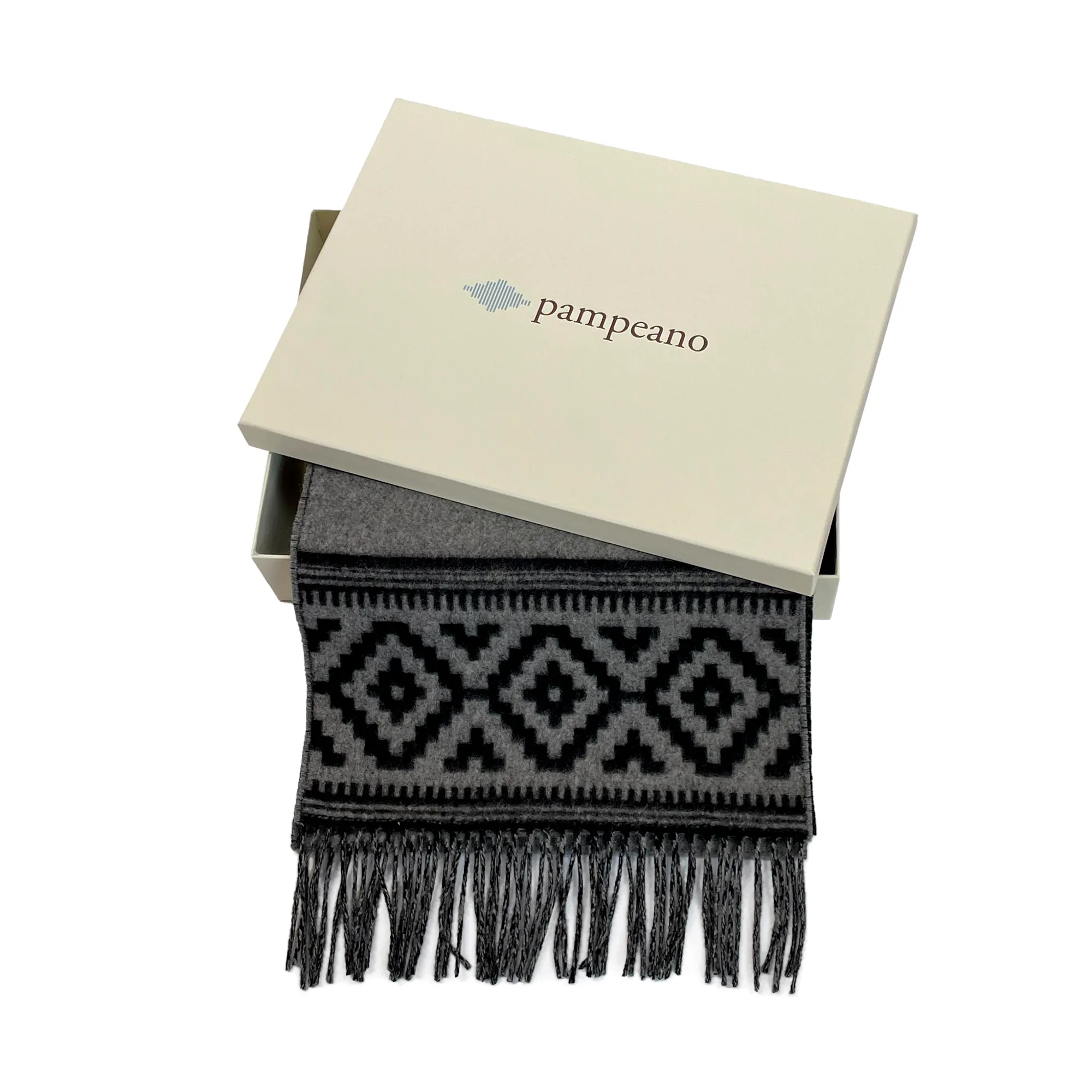 Empresario Briefcase with Complimentary Azteca Scarf - Black Leather