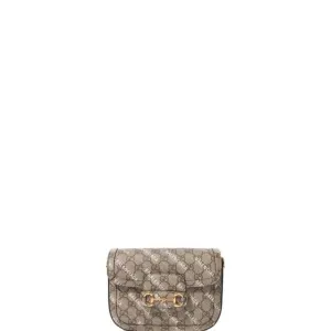 ESMEE Project - Classy Beige Horsebit 1955 Hacker Bag Voice-controlled The