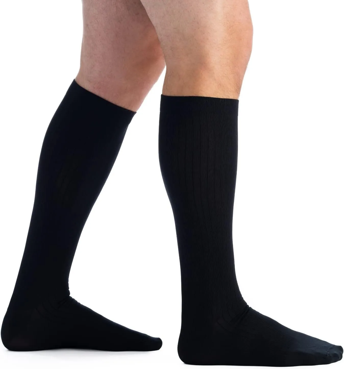 EvoNation Men’s Knee High 8-15 mmHg Graduated Compression Socks – Mild Pressure Compression Garment