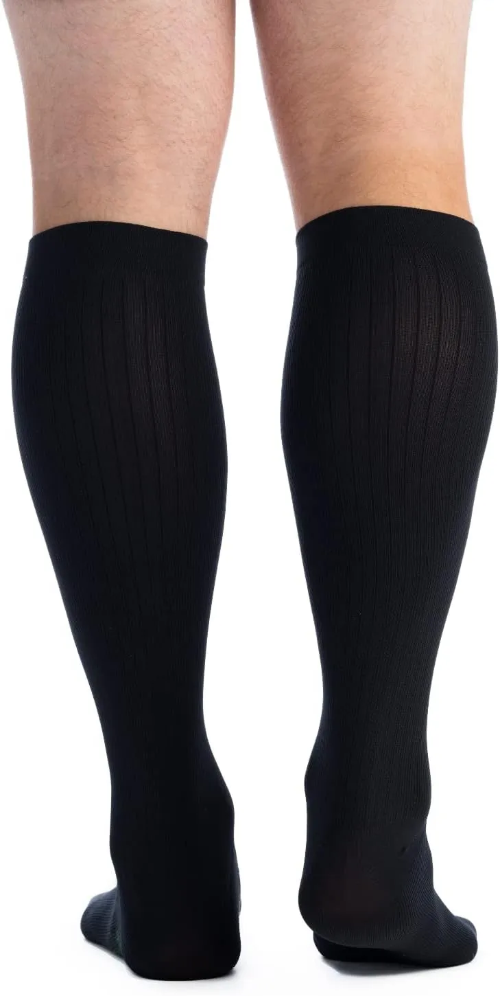 EvoNation Men’s Knee High 8-15 mmHg Graduated Compression Socks – Mild Pressure Compression Garment