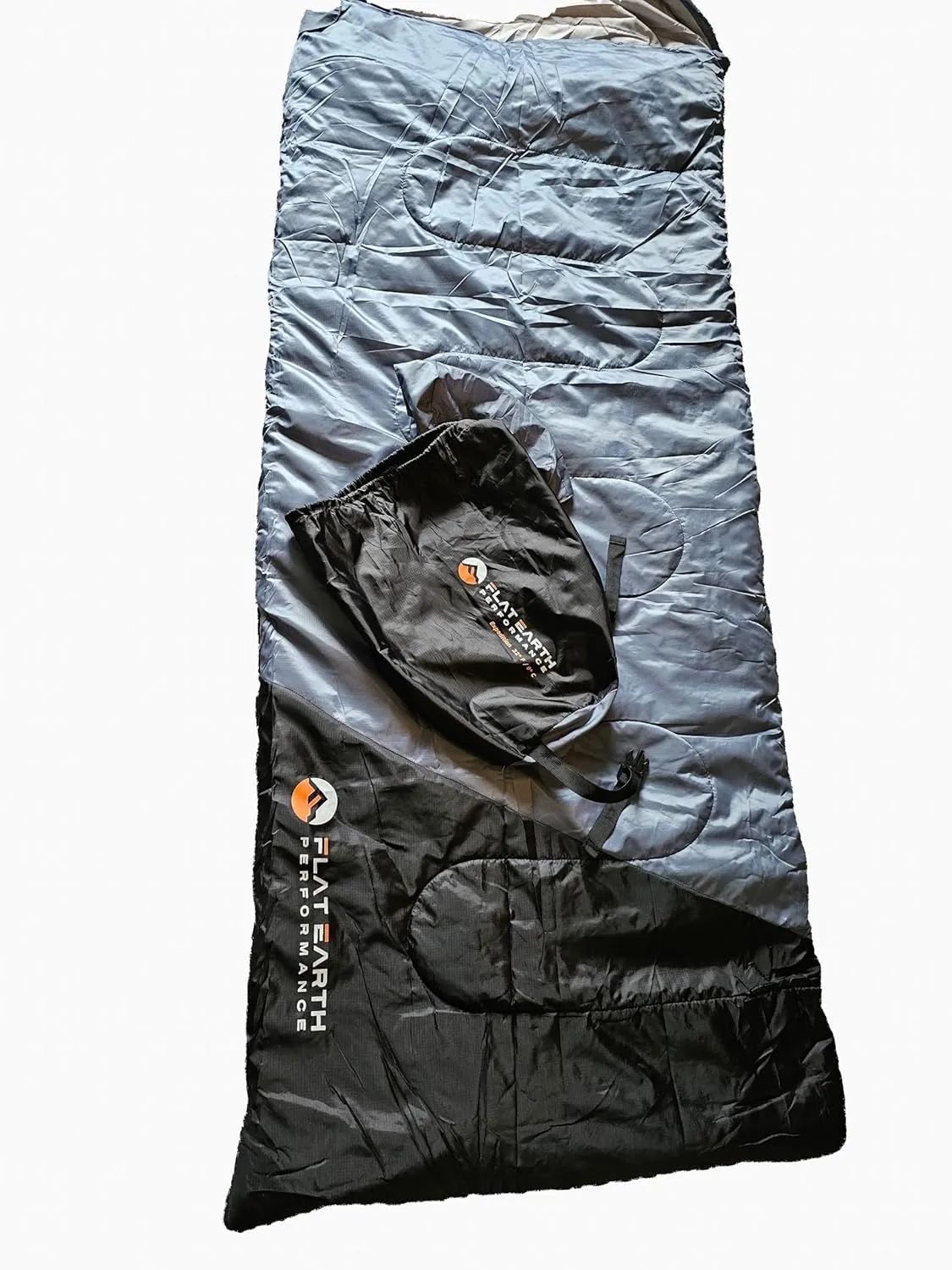 Expedition Sleeping Bag with Compression Sack – 32°F/0°C for Teens/Adults Up to 6'2", Lightweight, Water-Resistant, Backpacking Sleeping Bag for Camping, Hiking