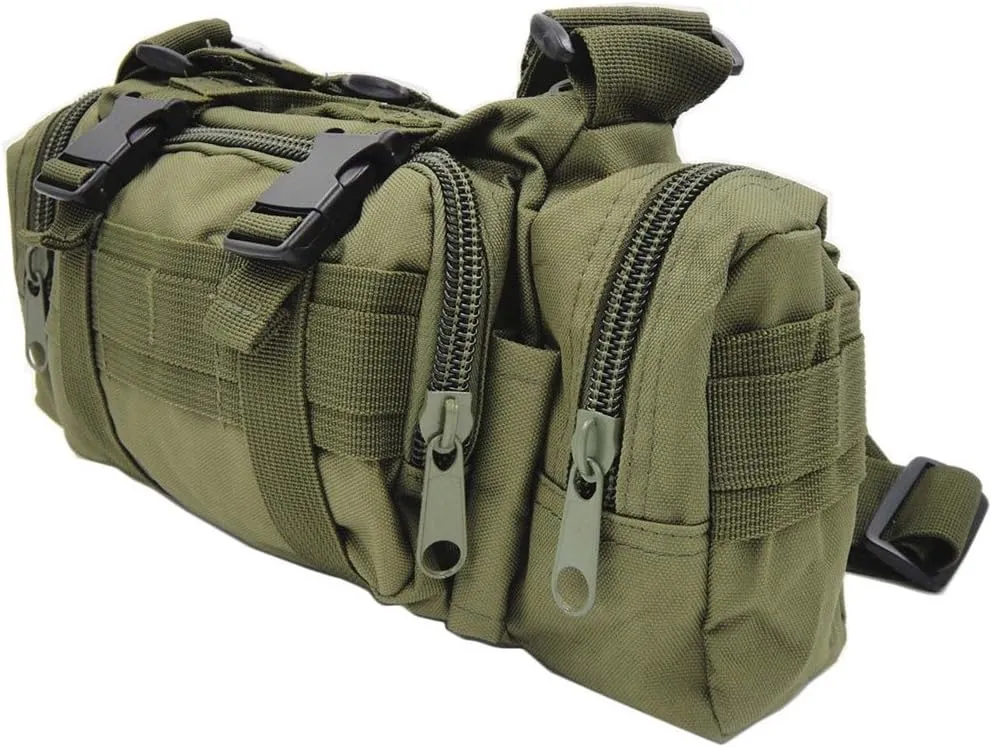 FAMI Deployment Bag Tactical Waist Pack Small Sling Pack Hand Carry Bag Handlebar Bag