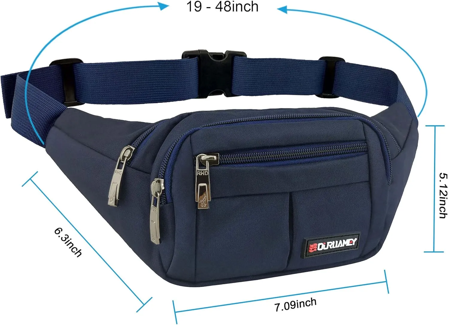 Fanny Pack for Men Women Fashionable Waist Bag for Hiking Running Traveling