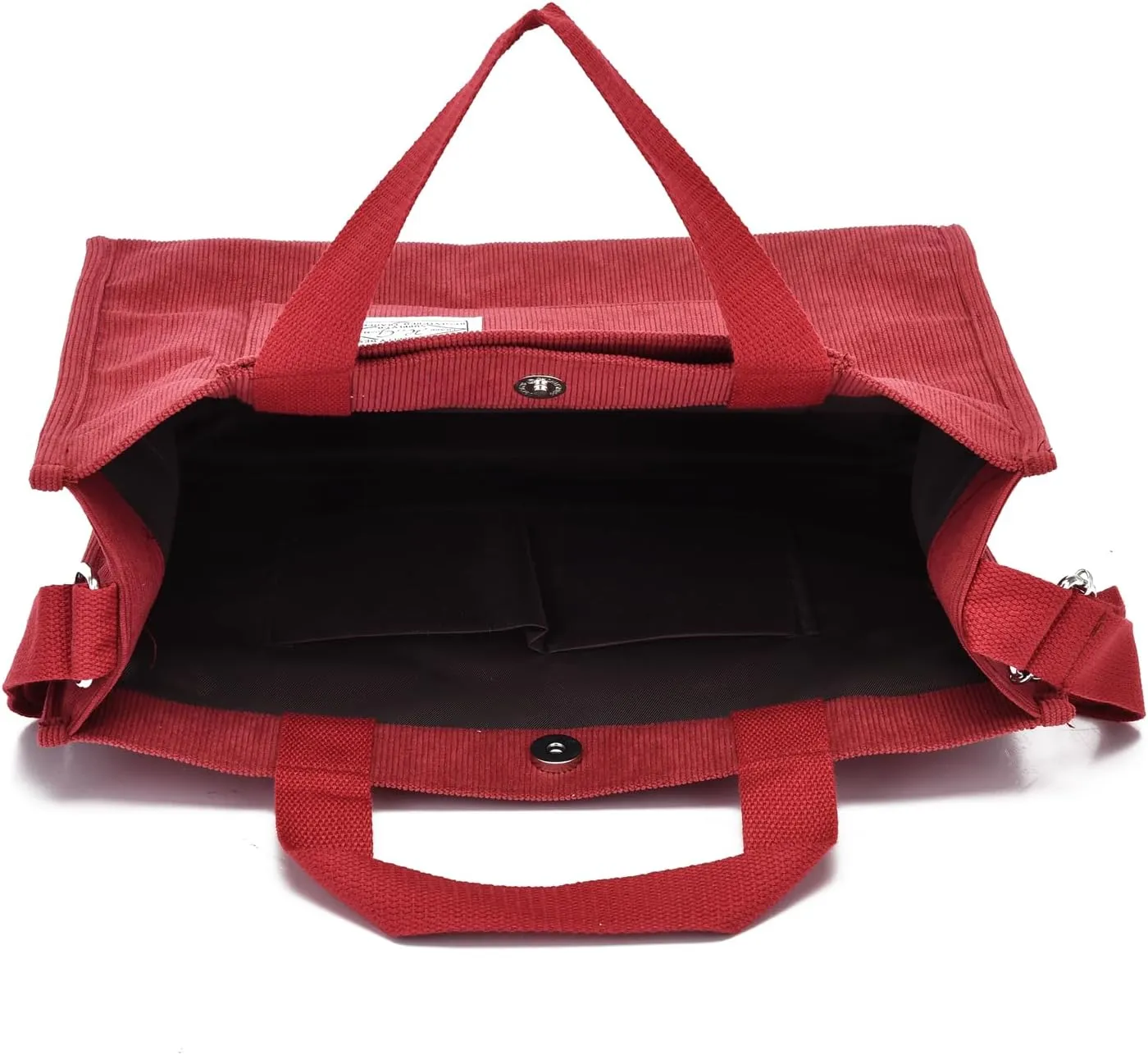 Fashion Corduroy Tote Handbag for Women - Stylish Hobo Bag