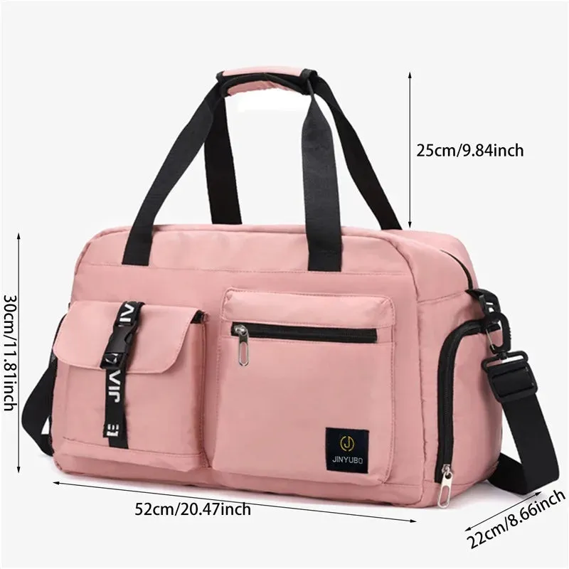 Fashion Travel Bags For Women Large Capacity Men's Sports bag Waterproof Weekend Sac Voyage Female Messenger Bag Dry And Wet