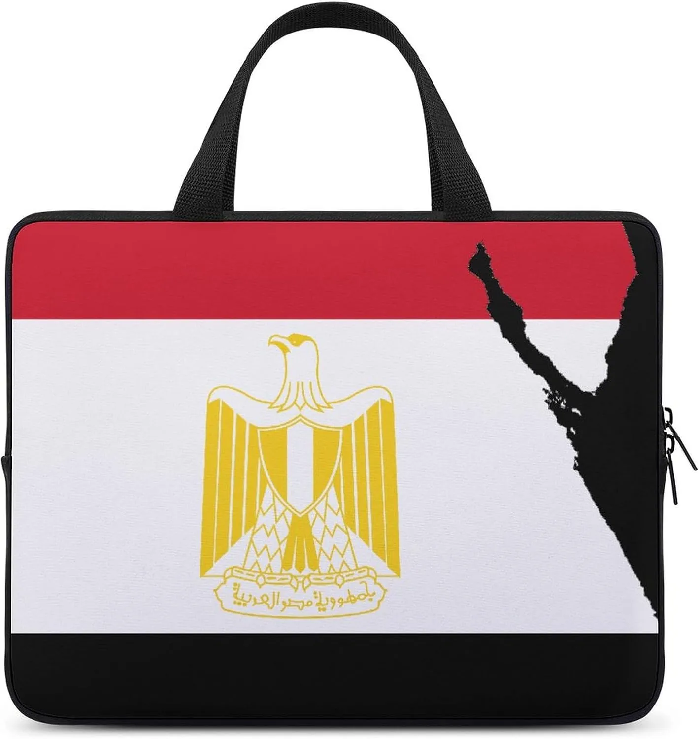 Flag of Egypt Map Laptop Bag Lightweight Computer Bag Laptop Carrying Case Handbag for Work Business