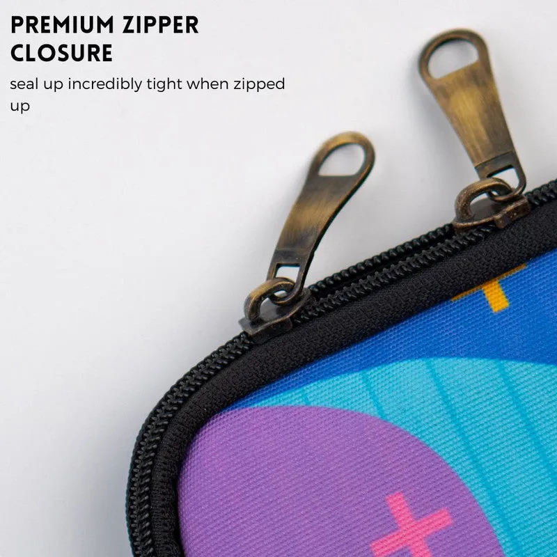Fluid waves Custom Name Laptop Sleeve With Handle