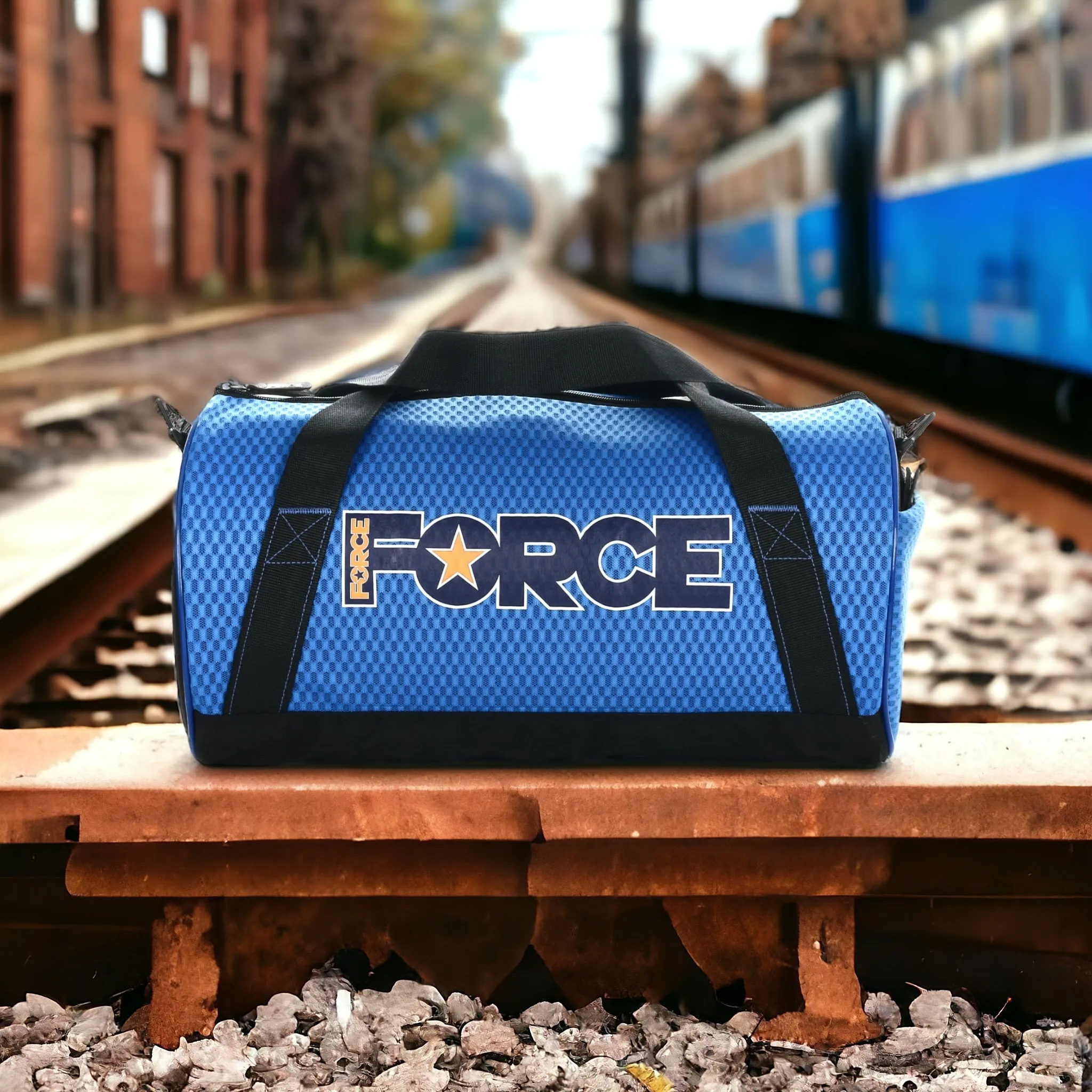 FORCE Sports Bag Mesh-BLUE-GM-115