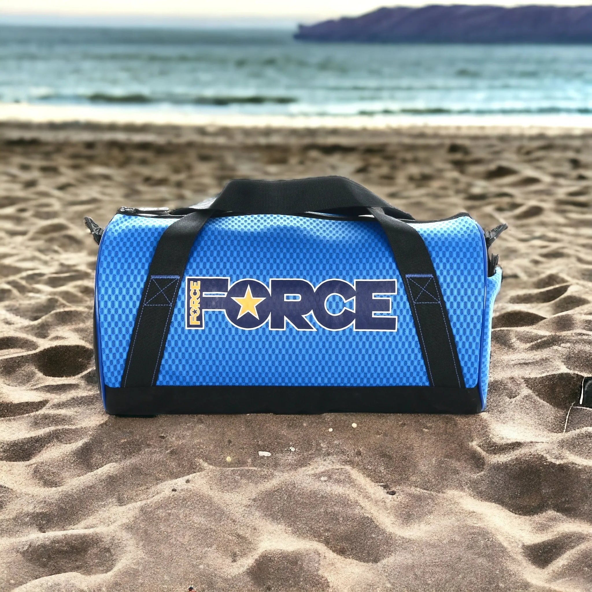 FORCE Sports Bag Mesh-BLUE-GM-115