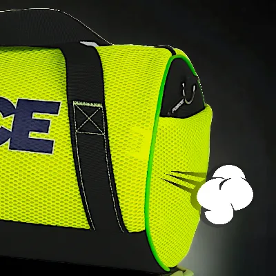 FORCE Sports Bag Mesh - Yellow - GM-109