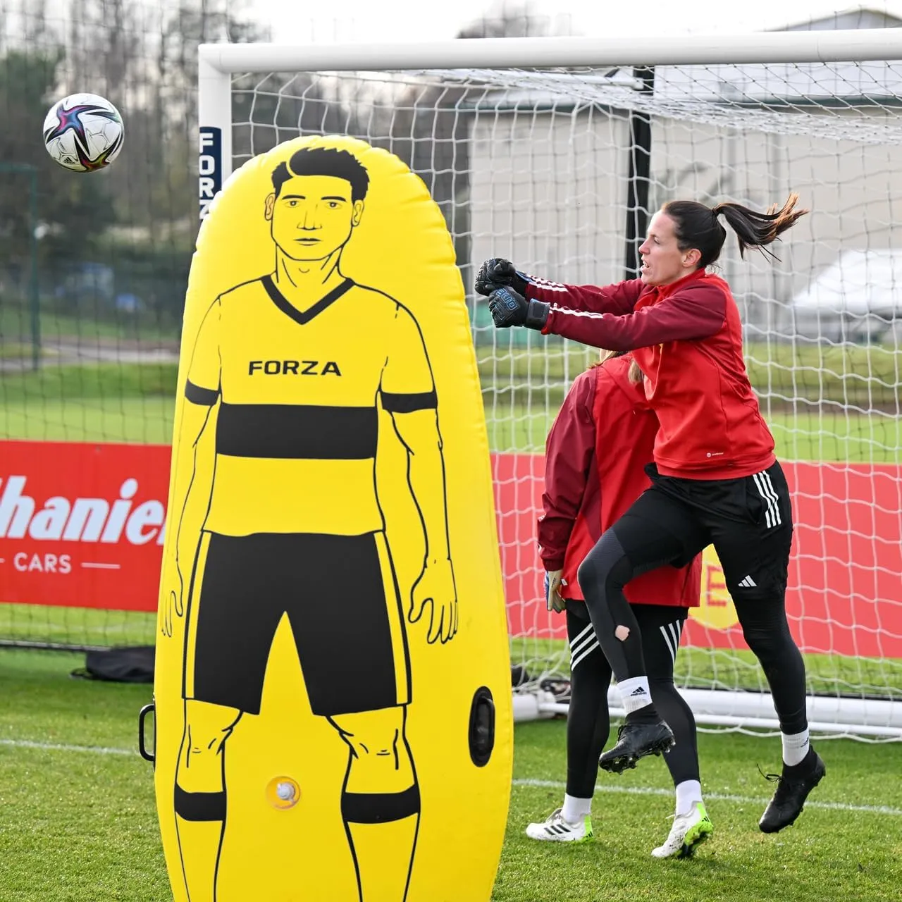 FORZA Pro Soccer Air Mannequin (Junior & Senior) | Inflatable Soccer Free Kick Training Dummies | Pack of 1, 3 or 5 Soccer Dummy Wall | Optional Carry Bag