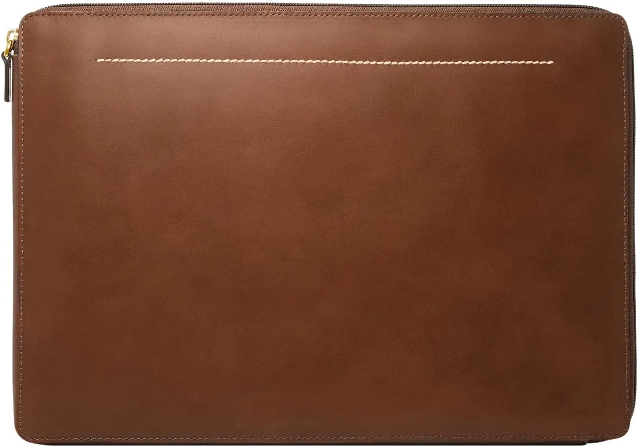 Fossil Leather Laptop Folio , Brown (Model: MLG0778210)