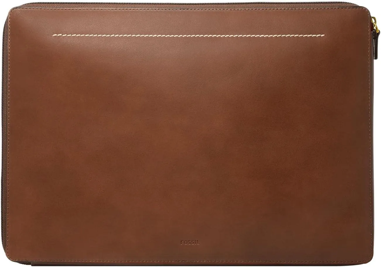 Fossil Leather Laptop Folio , Brown (Model: MLG0778210)