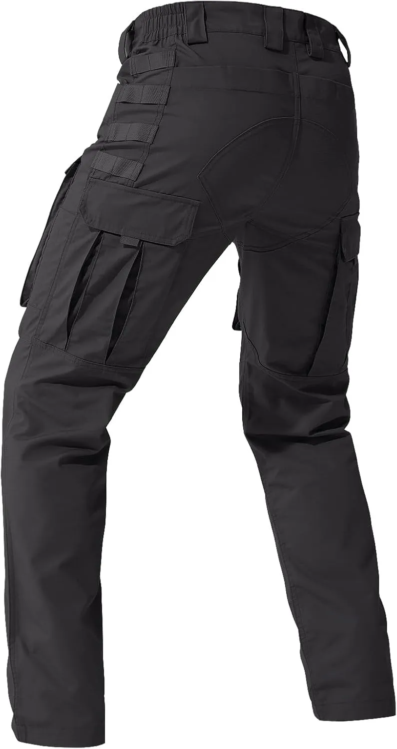 FREE SOLDIER Men's Cargo Pants,Tactical Pants for Men Stretch,Durable Ripstop EDC Work Pants for Hiking