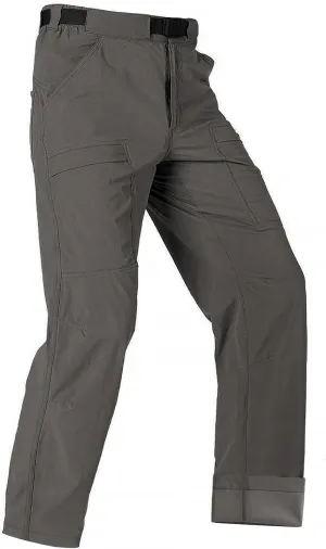 FREE SOLDIER Men's Outdoor Cargo Hiking Pants with Belt Lightweight Waterproof Quick Dry Tactical Pants Nylon Spandex