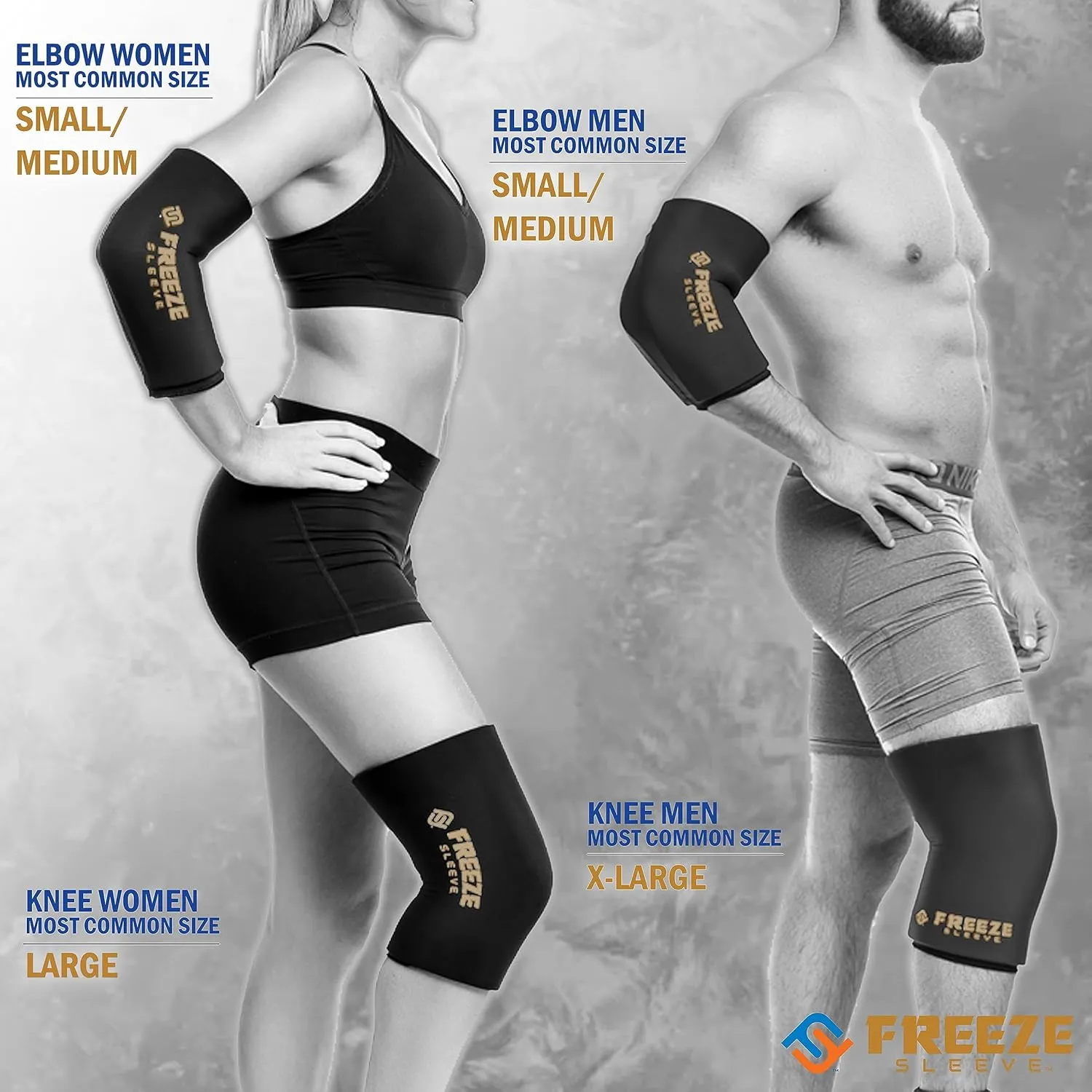 FreezeSleeve-Copper Charcoal- Black- Small/Medium