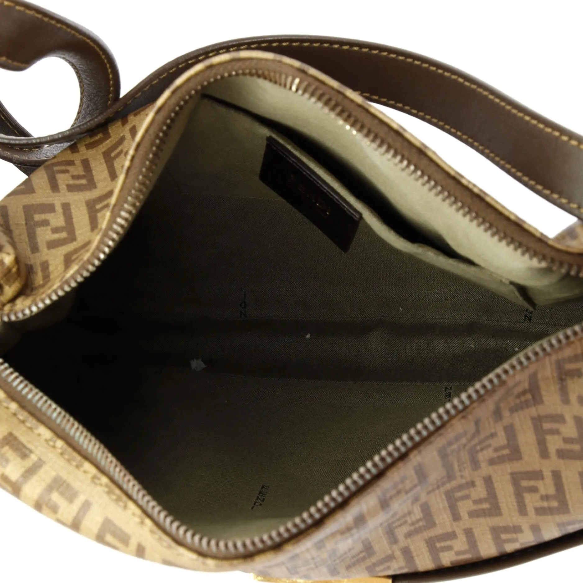 Front Pocket Messenger Bag Zucchino Coated Canvas Medium