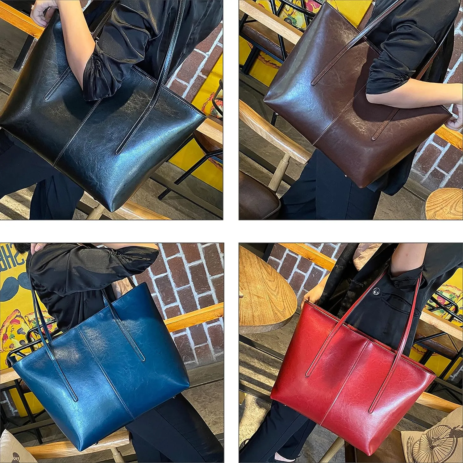 FSDWG Women Fashion Handbags Wallet Tote Bag Shoulder Bag Top Handle Satchel Purse