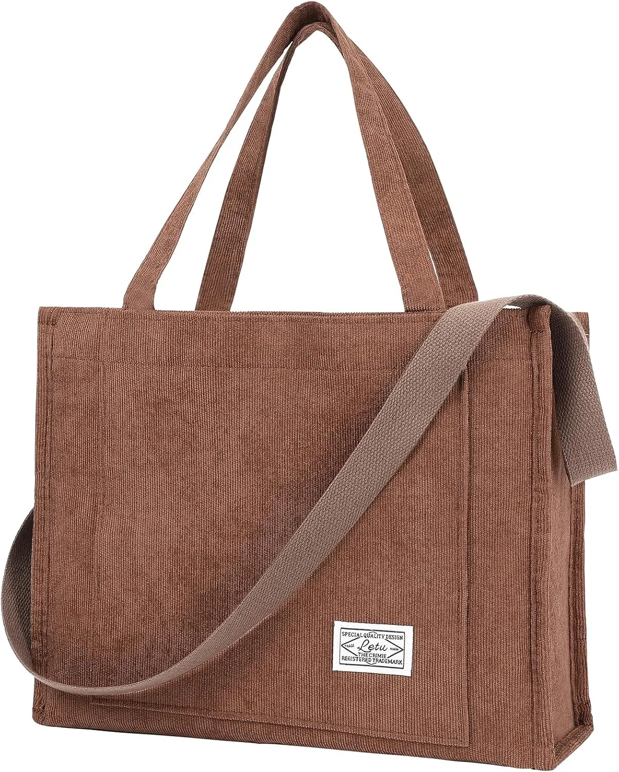 GAEKEAO Corduroy Tote Bag for Women Hobo Crossbody Bag Purse Shoulder Handbags Satchel Bag