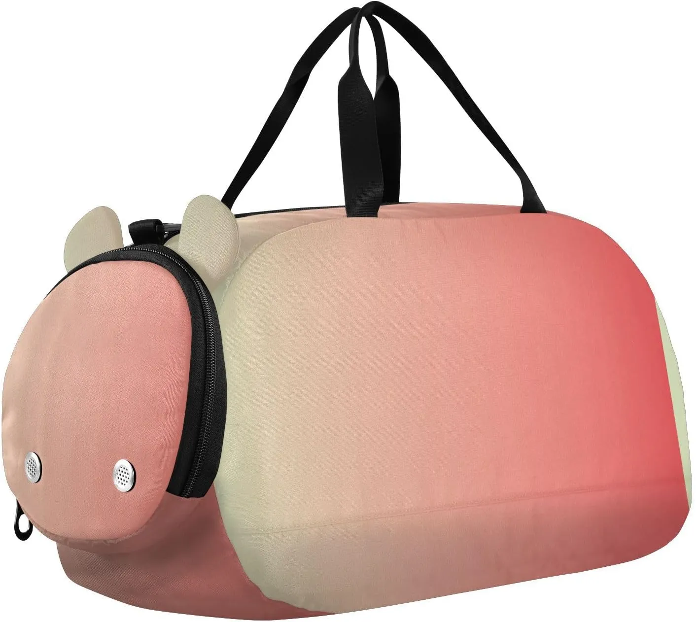 Garnet Gradient Boy's Gym Duffel Bag with Shoes Compartment Large Capacity Kids Overnight Bag for Travel, Sports, Duffel, Weekender