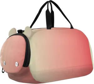 Garnet Gradient Boy's Gym Duffel Bag with Shoes Compartment Large Capacity Kids Overnight Bag for Travel, Sports, Duffel, Weekender