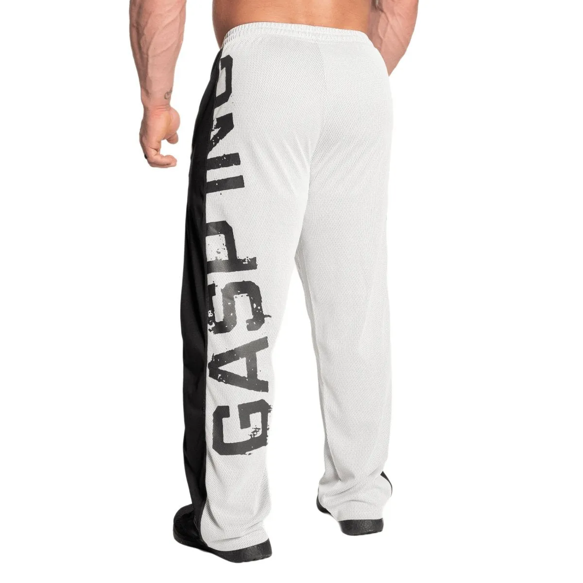 GASP No1 Mesh Pants - White/Grey