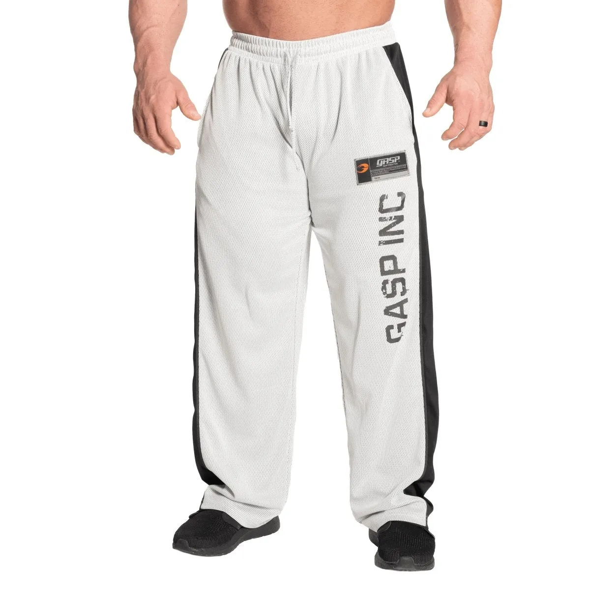 GASP No1 Mesh Pants - White/Grey