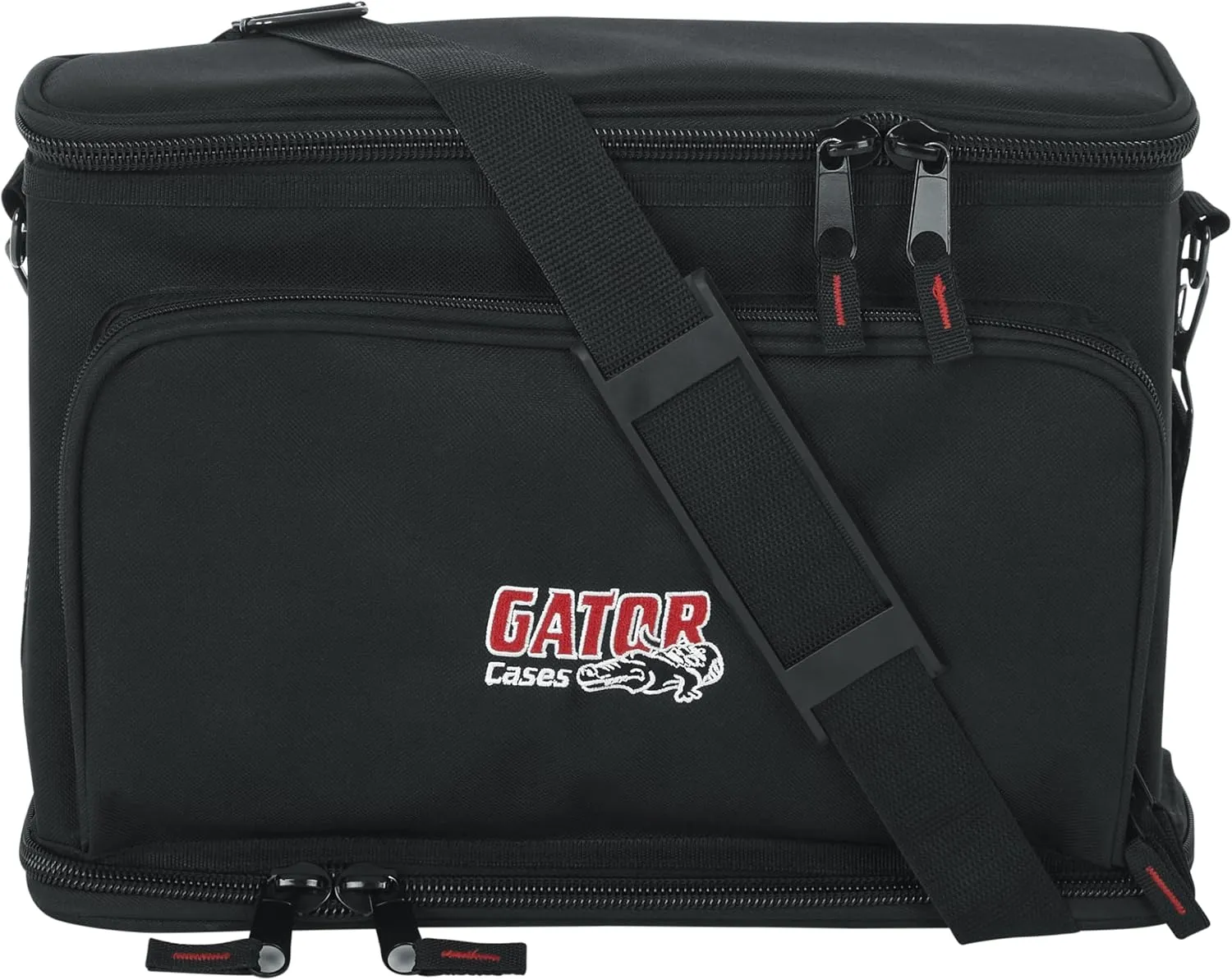 Gator Cases Padded Carry Bag to Hold Shure BLX Style Wireless System with (2) Microphones and (2) Body Packs, (GM-DUALW)