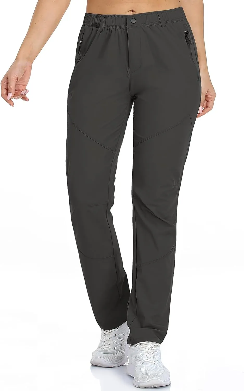 Golf Pants Women 27''/29''/31'' Lightweight Travel Pants for Ladies Quick Dry Nylon Outdoor Hiking Slacks