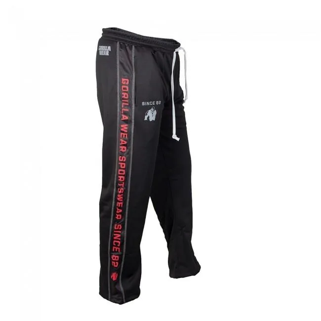 Gorilla Wear Functional Mesh Pants - Black-Red