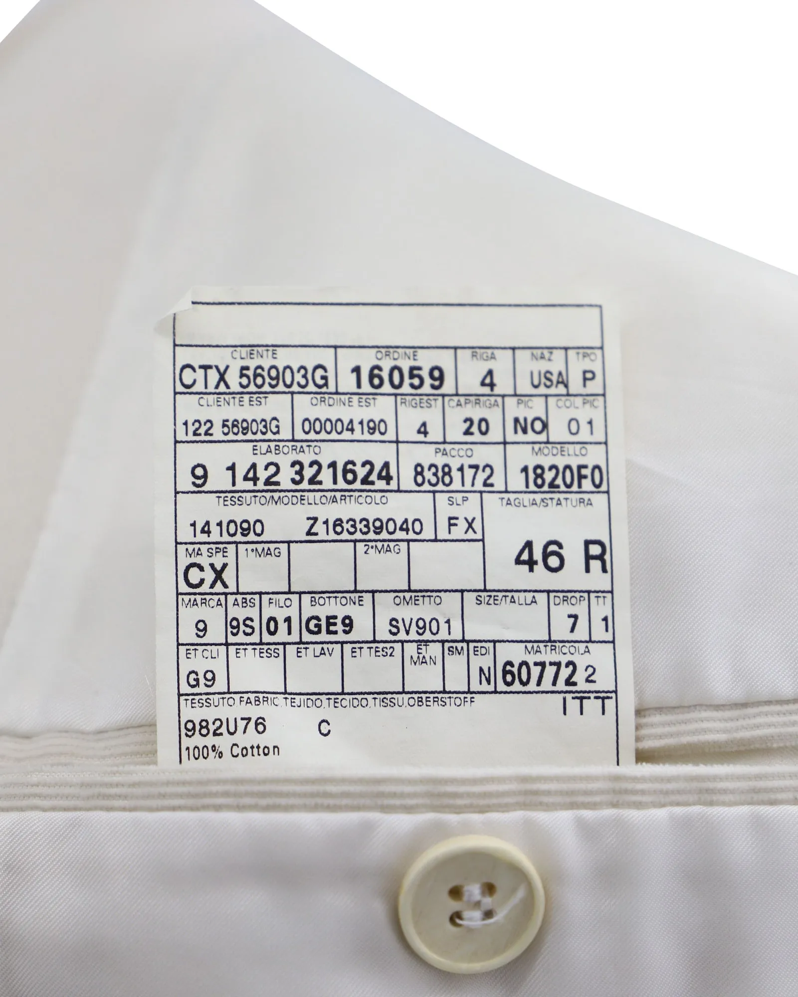 Gucci Corduroy Blazer in Ivory Cotton