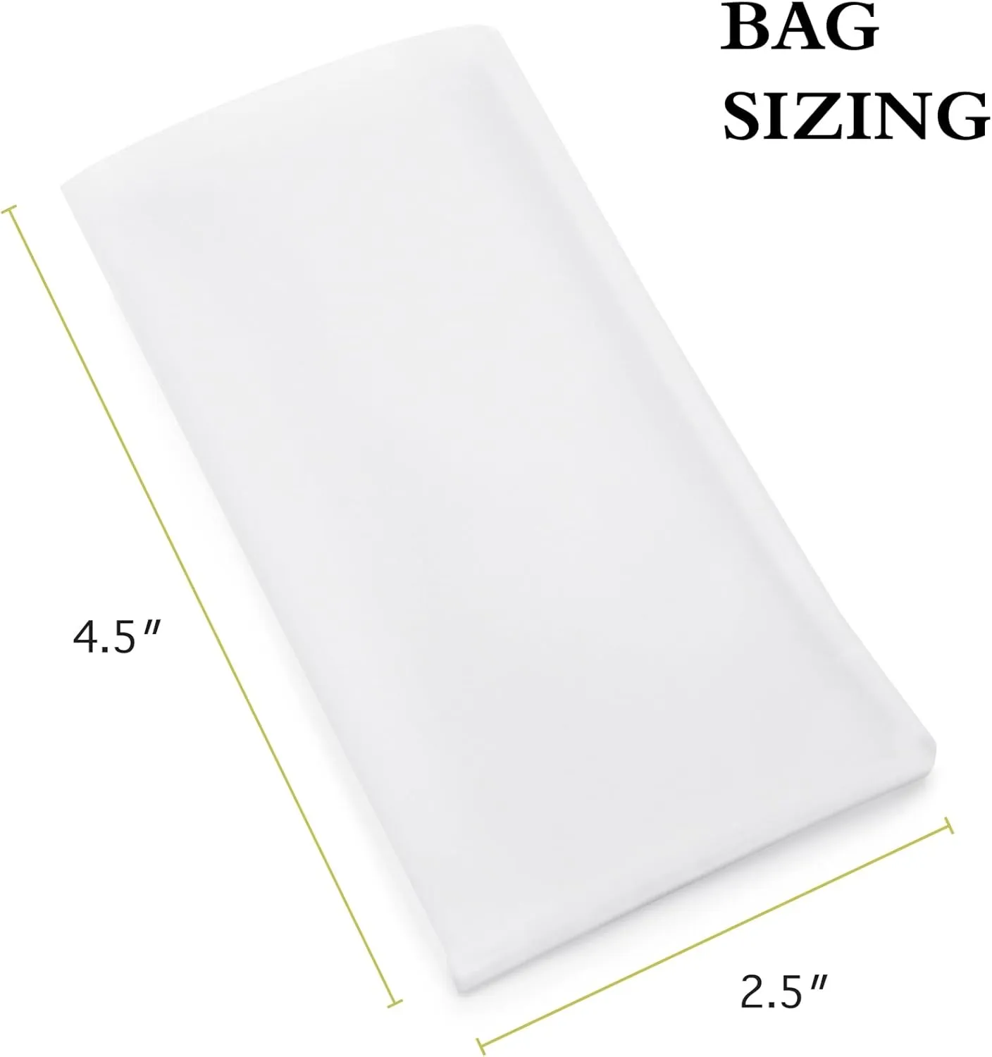 Gutenberg's tough 2.5x4.5 inch nylon micron filter bags 25-50 Packs | tea filter bags | All Micron Sizes (25-Pack, 37 Micron)