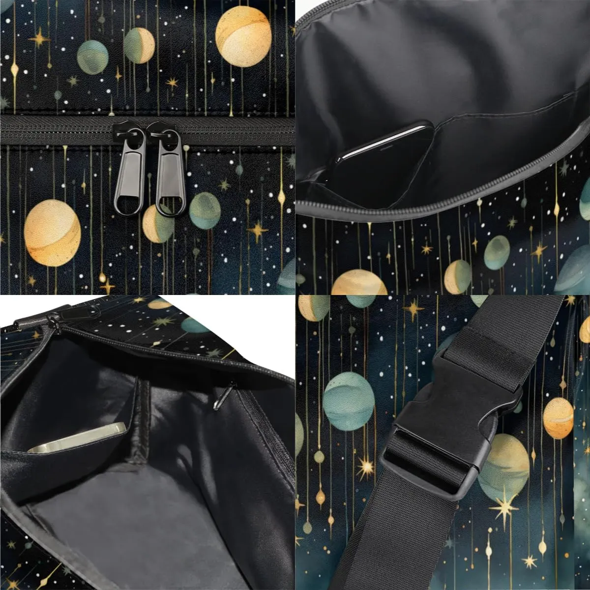 Gym Bags for Men 14.8 Inch Lightweight Carry On Bags for Airplanes Waterproof Duffle Bag for Travel, Abstract Printings Graceful
