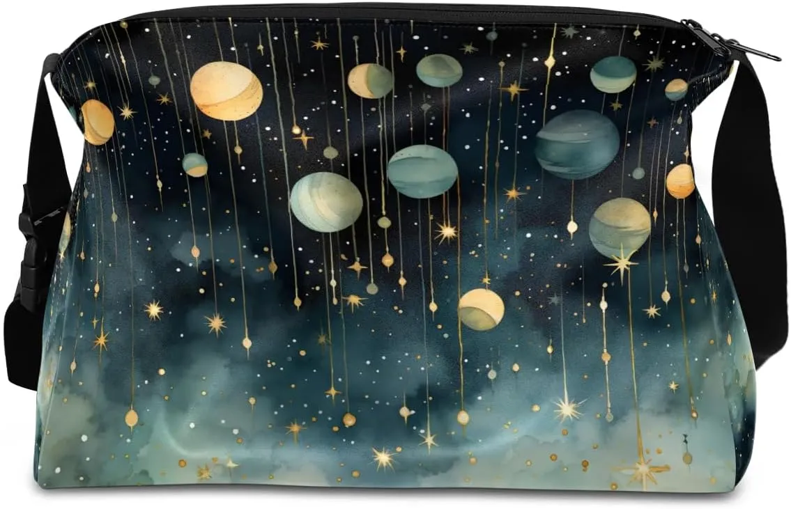 Gym Bags for Men 14.8 Inch Lightweight Carry On Bags for Airplanes Waterproof Duffle Bag for Travel, Abstract Printings Graceful