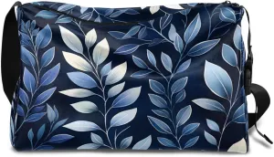 Gym Bags for Men 14.8 Inch Lightweight Carry On Bags for Airplanes Waterproof Duffle Bag for Travel, Exquisite Vivid Print Flora