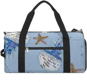 Gym Duffel Bag with Shoe Compartment Wet Pocket, Marines-texture Travel Bag for Men Women, style-3