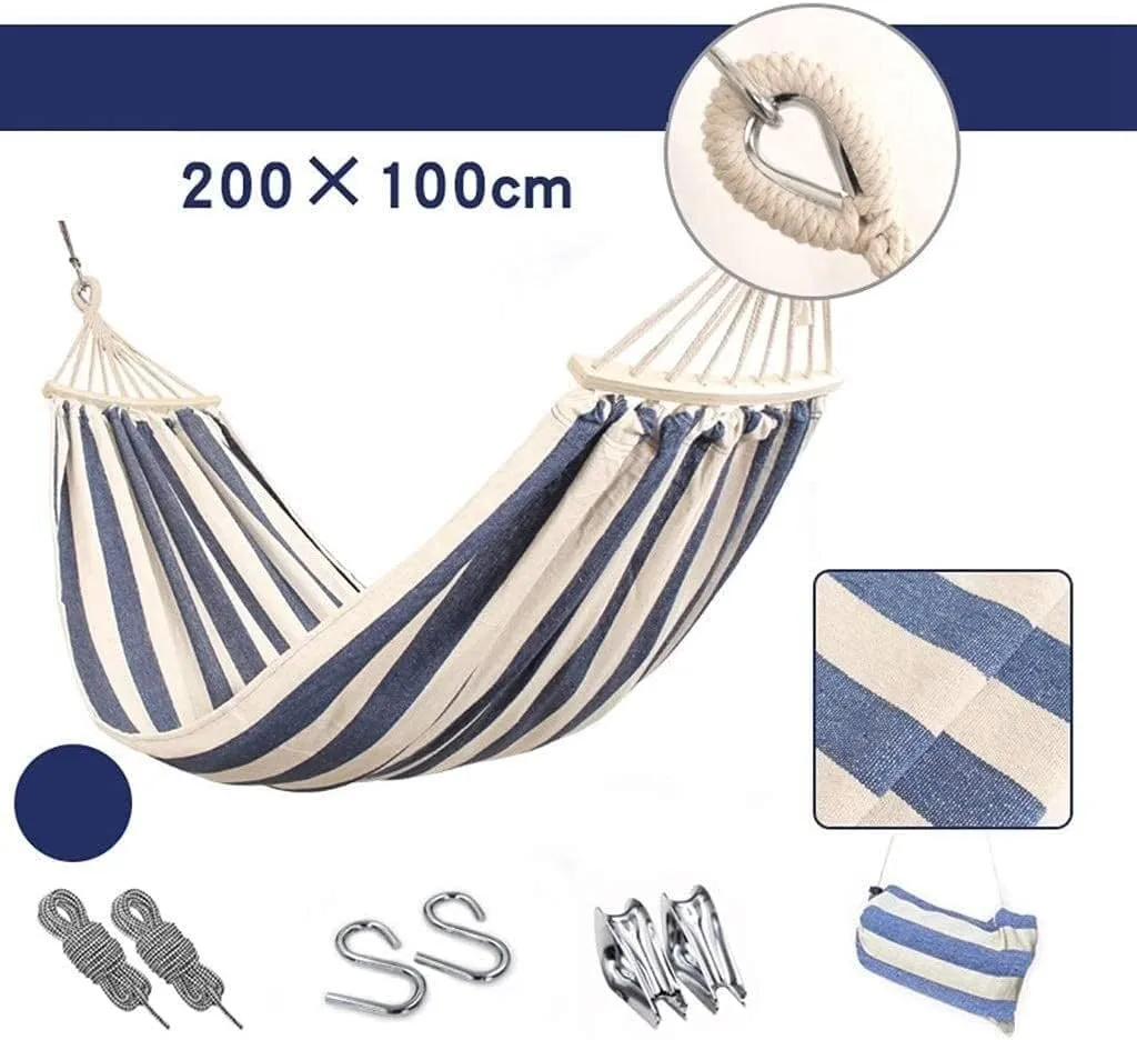 Hammocks for Outside Recreation Thicken Canvas Hammock Swing Outdoor Double People Dormitory Camping Hammocks Indoor Home Hammock Camping